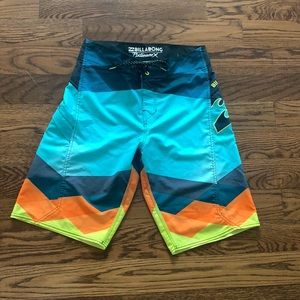 Patterned Billabong Board Shorts